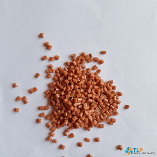 Nhựa HIPS Tái Sinh màu vàng cam