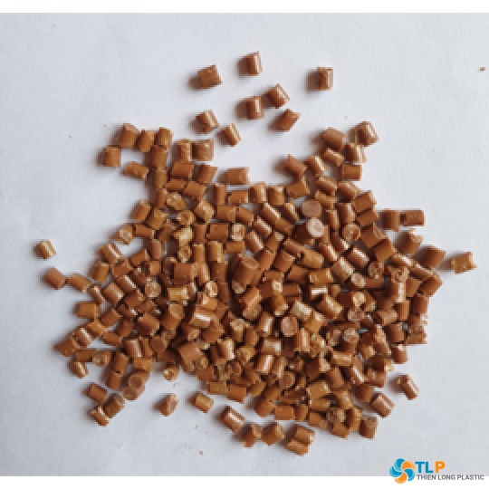 Nhựa HIPS Tái Sinh màu nâu đỏ sậm